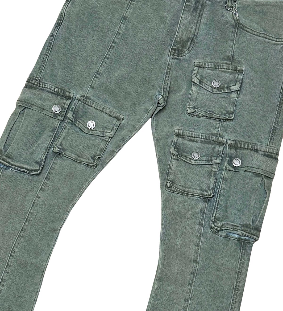 Flared fit pants