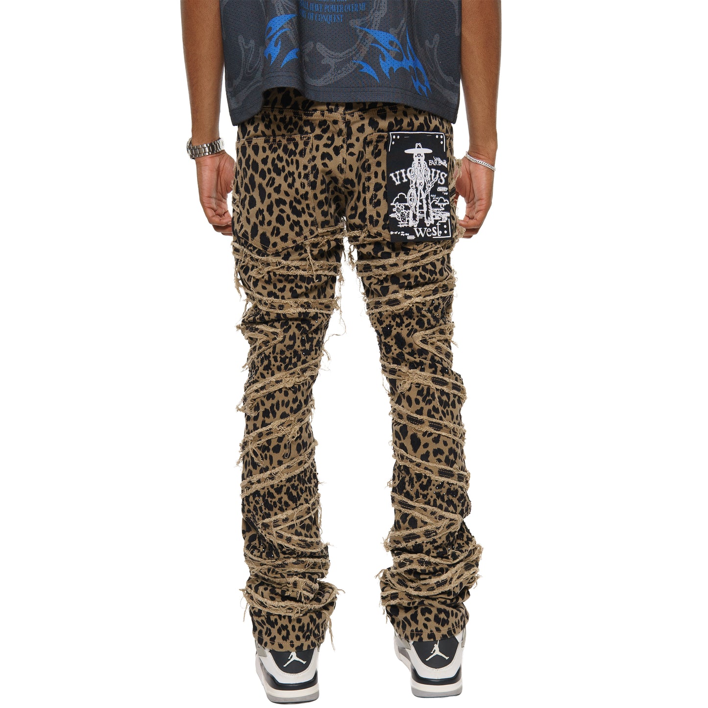 Premium flared embellished / stones pant