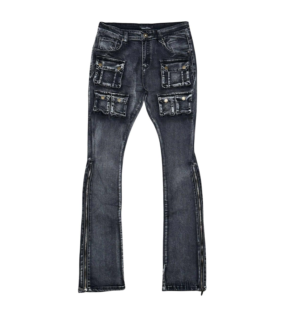 Flared fit pant multi-pocket