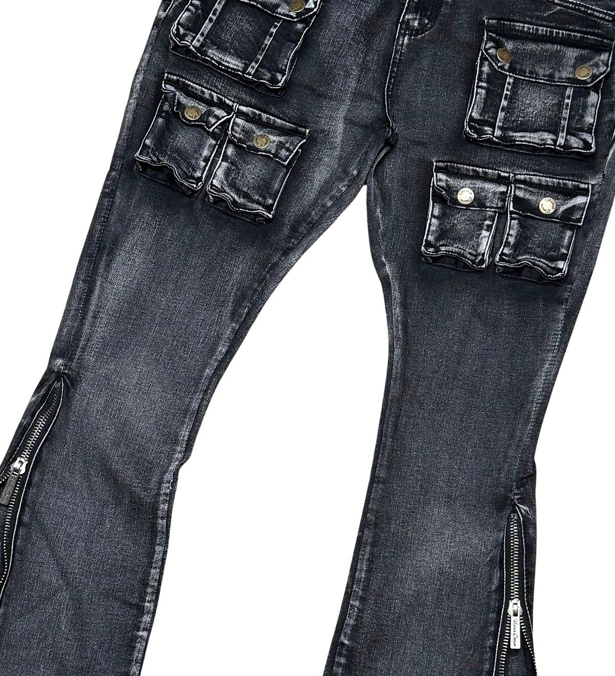 Flared fit pant multi-pocket