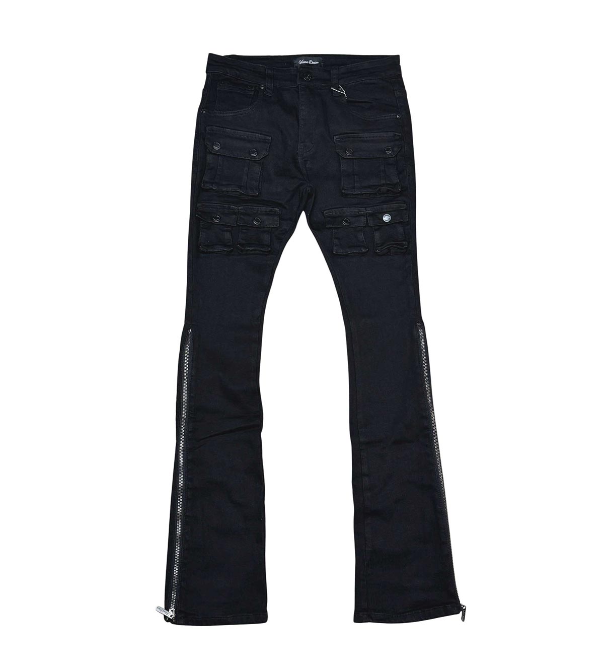Flared fit pant multi-pocket