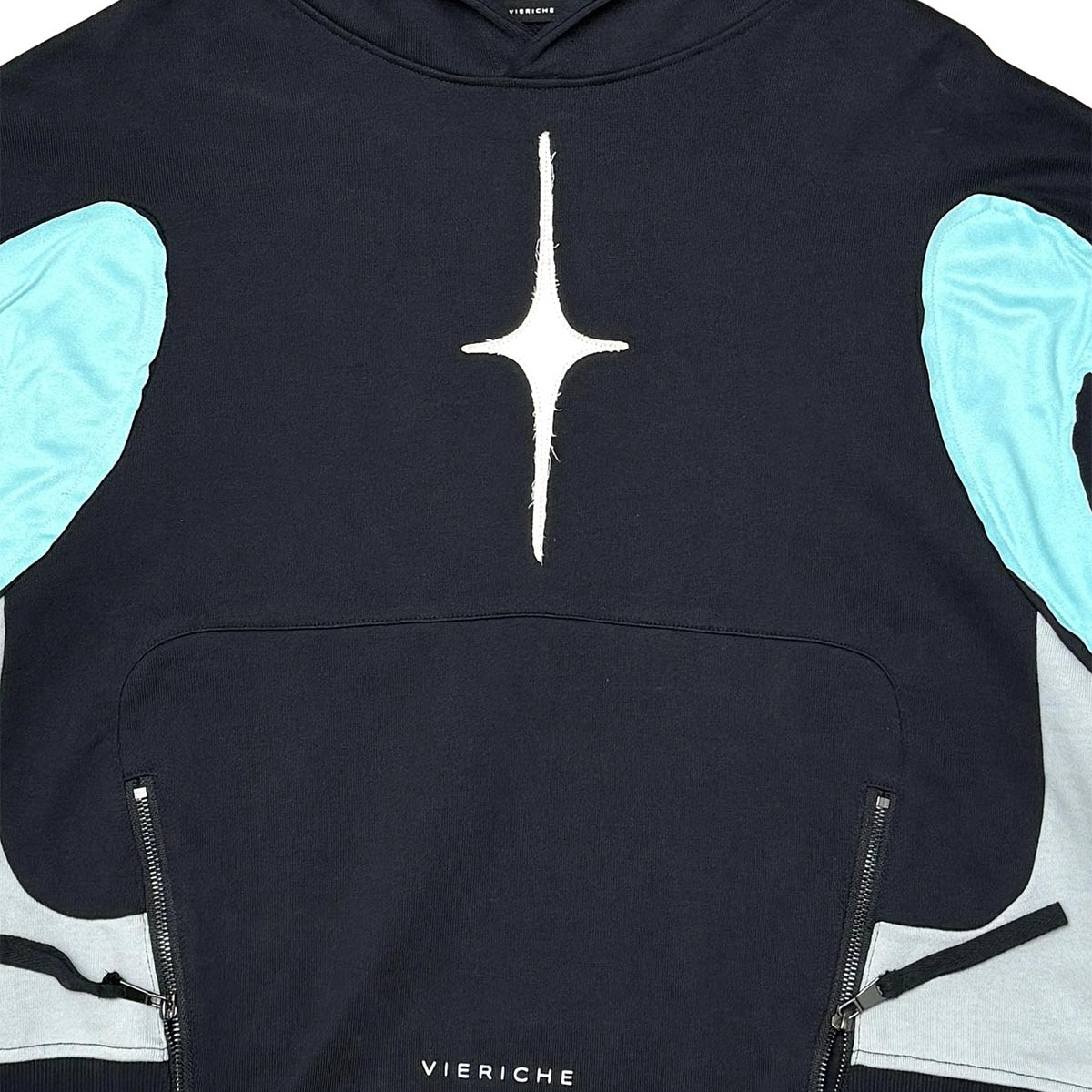 Neopanel cropped hoodie