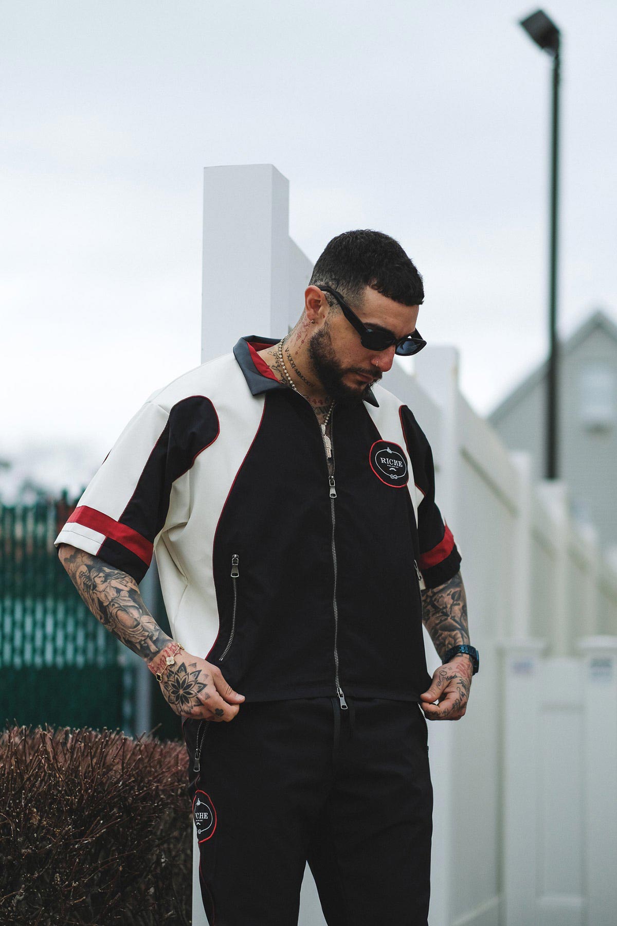 Racer crop jacket