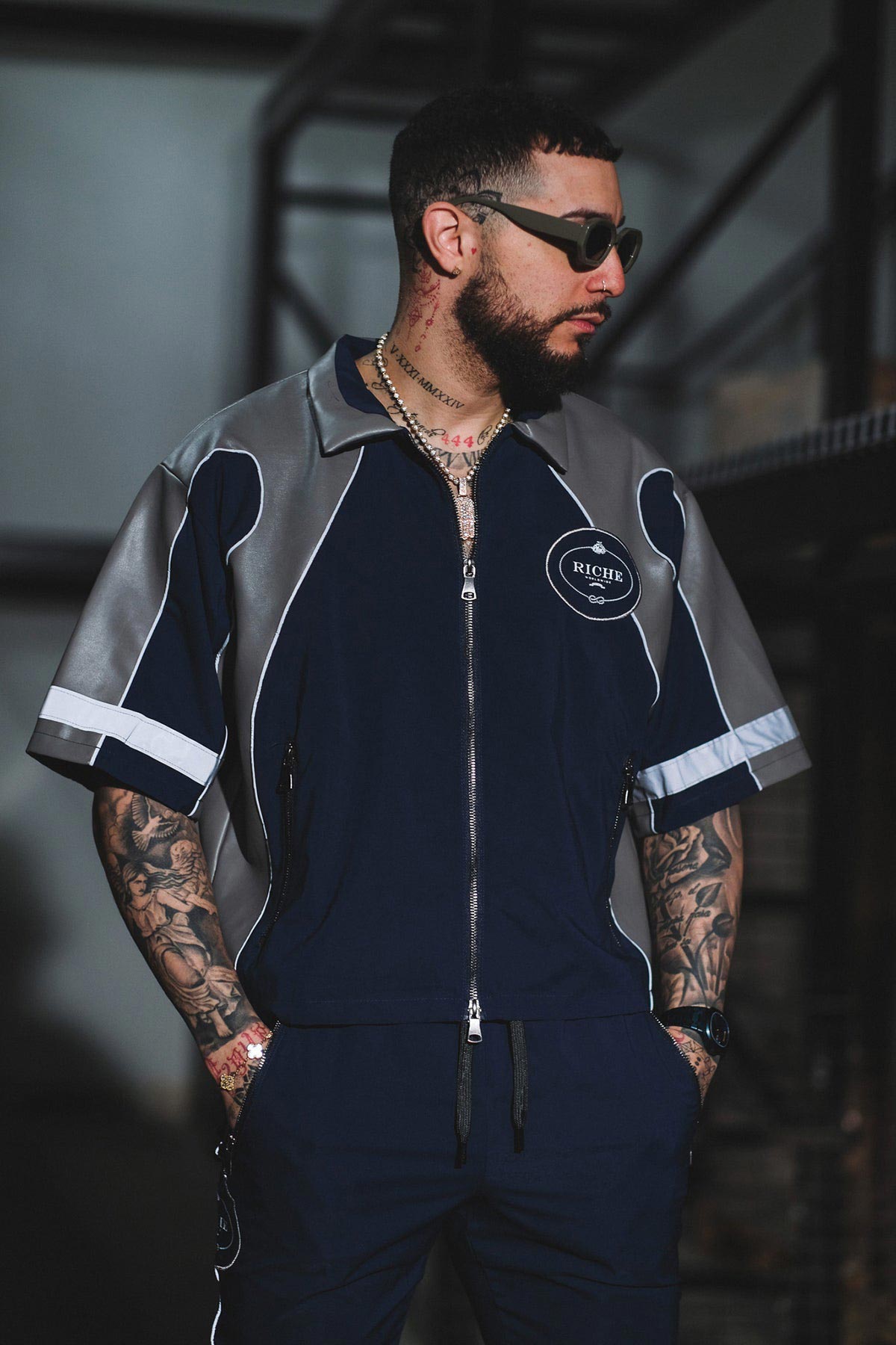 Racer crop jacket