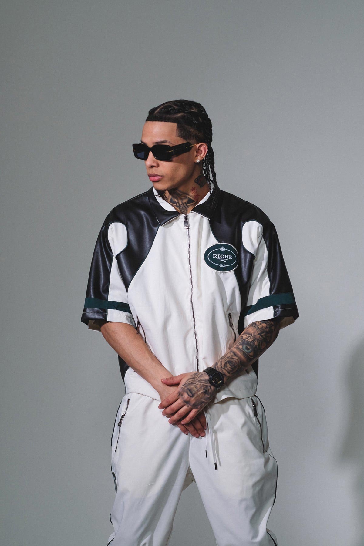 Racer crop jacket