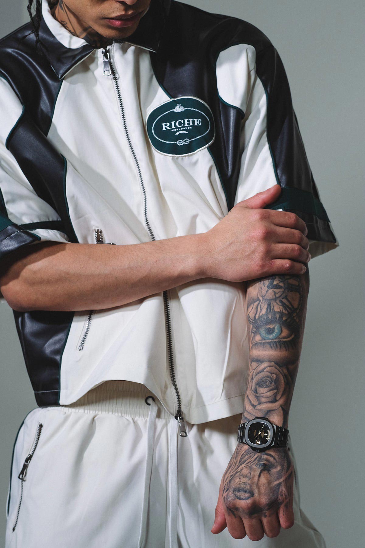 Racer crop jacket