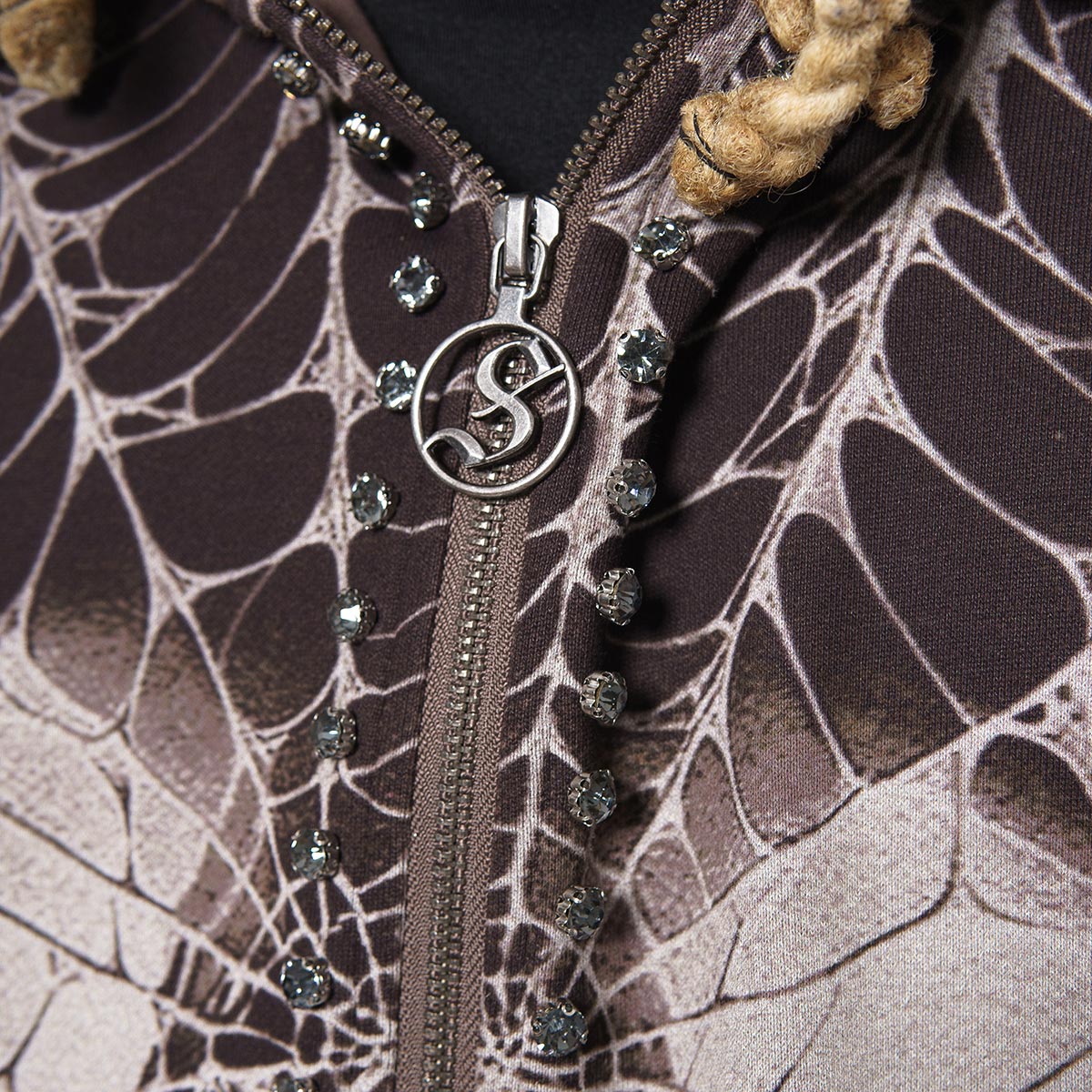 Spider stray full-zip hoodie