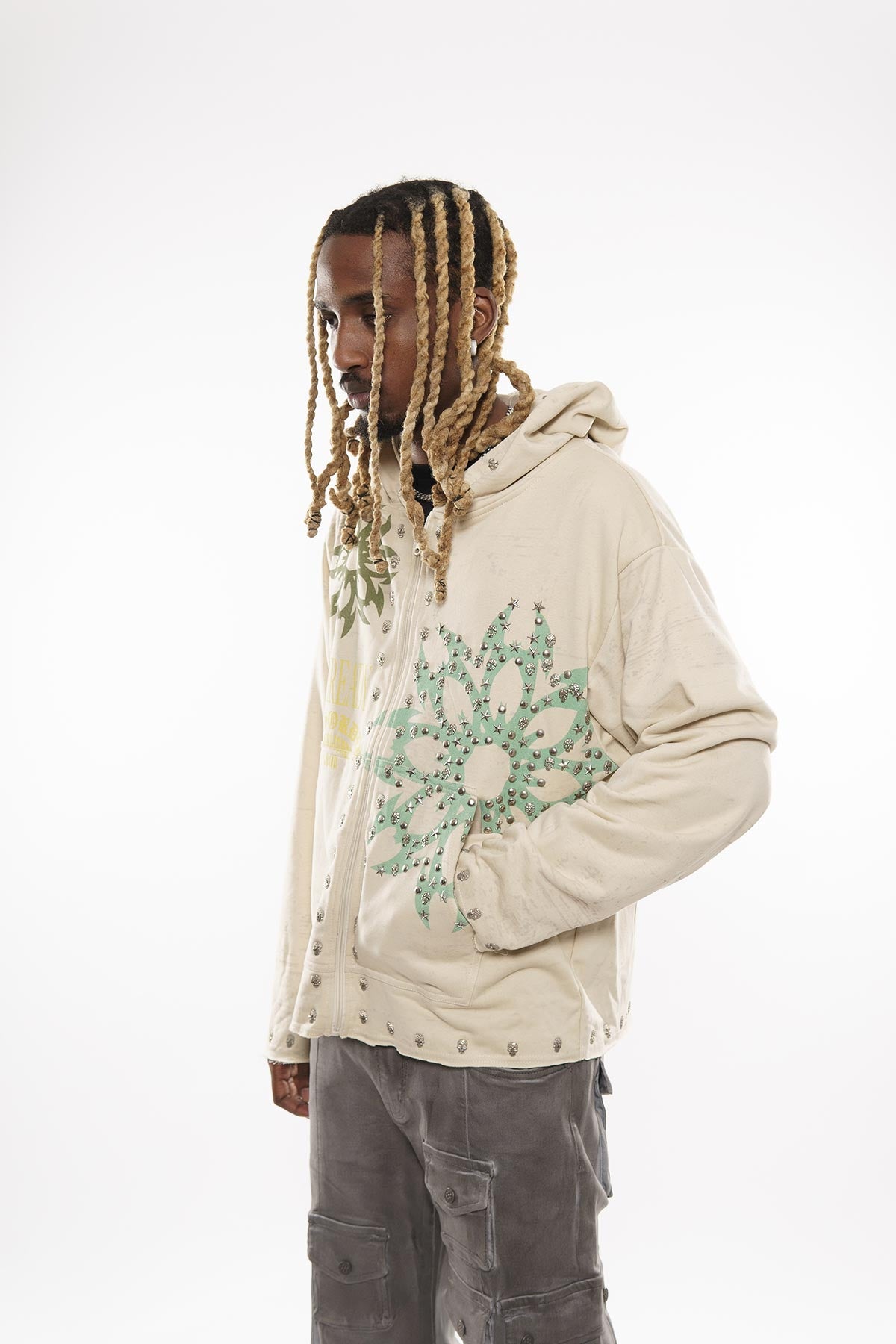 Diss the order zip up hoodie