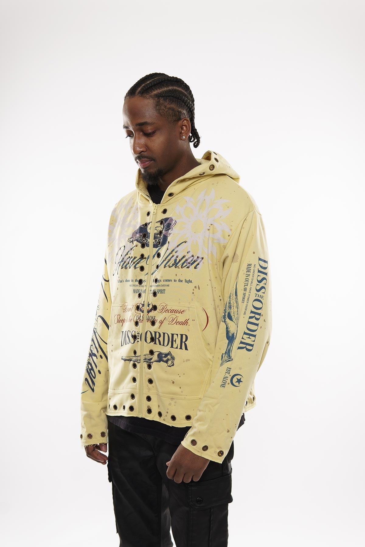 Don't sleep zip up hoodie