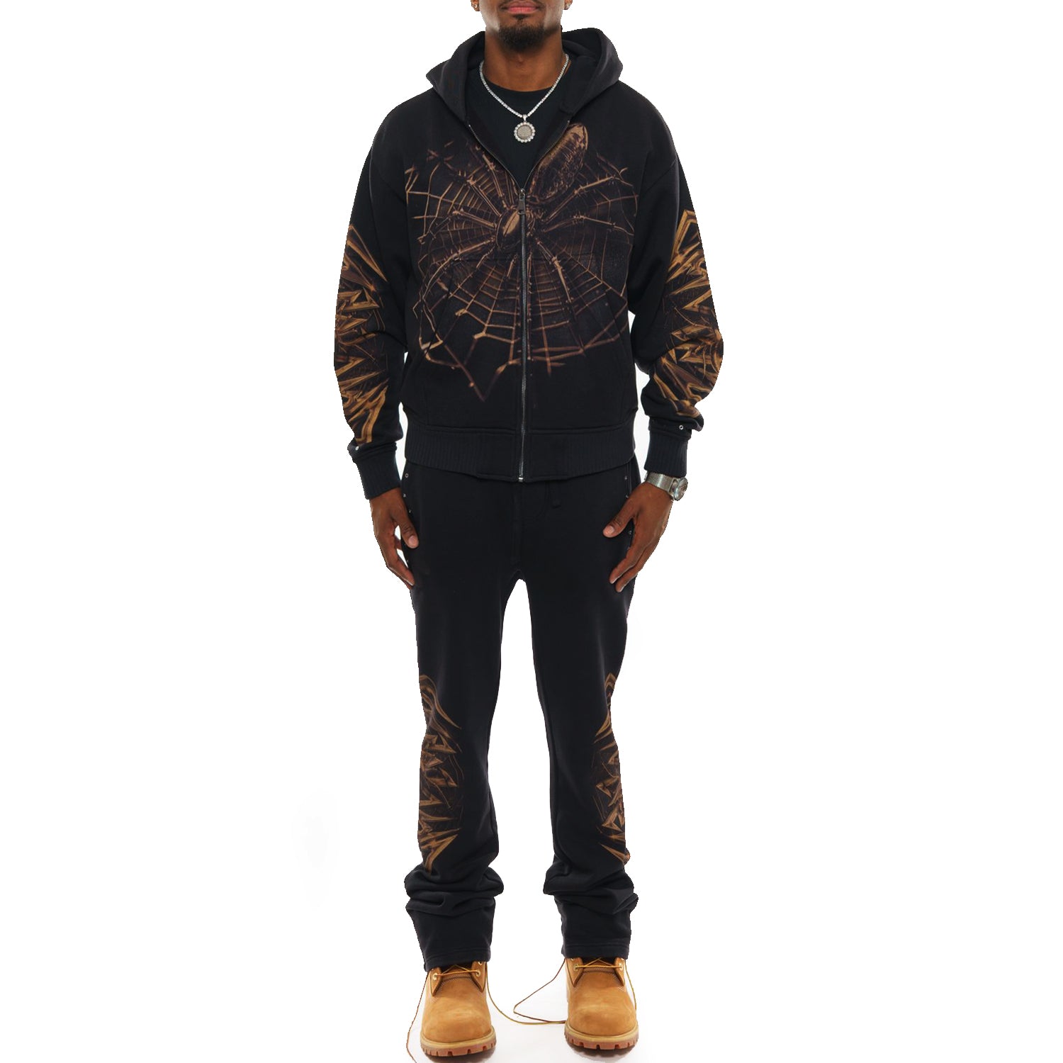 Spider oversized full zip hoodie set by Chosen | Modern Streetwear