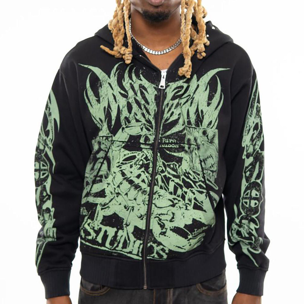 Scorpion oversized full zip hoodie By Chosen – VIERICHEPARIS