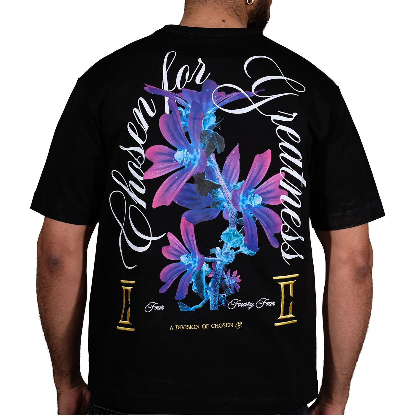 Faith flower tee Black by Chosen
- 2