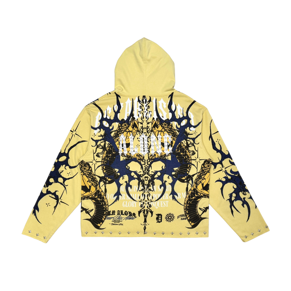 Established alone pull over hoodie