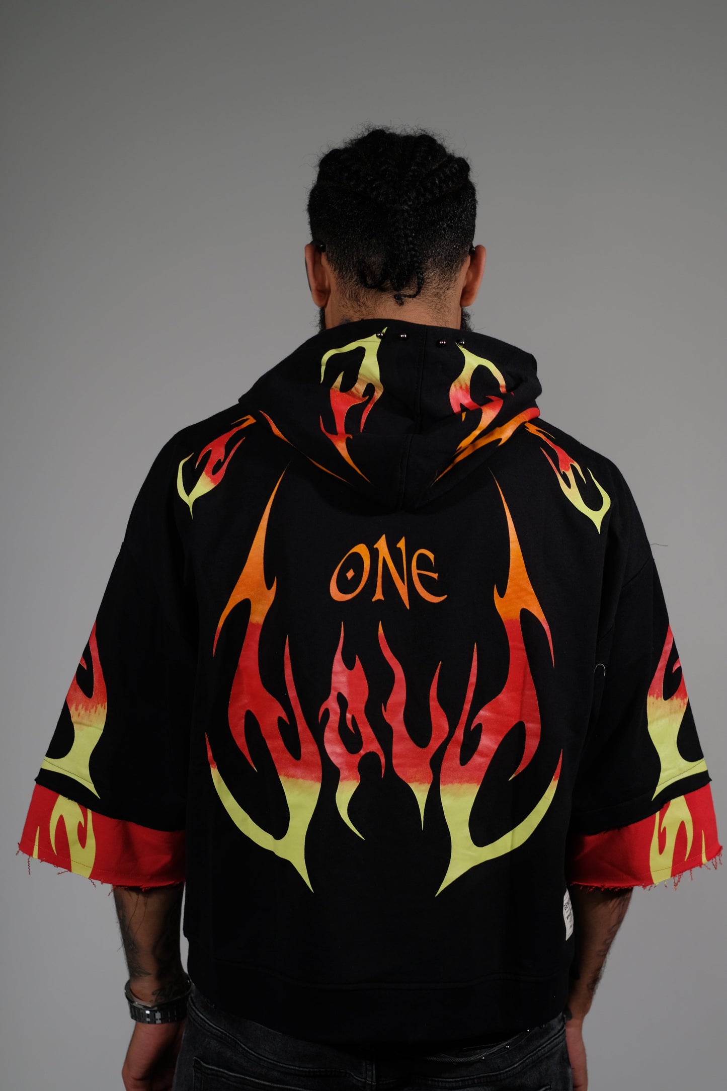 One love short sleeve hoodie
