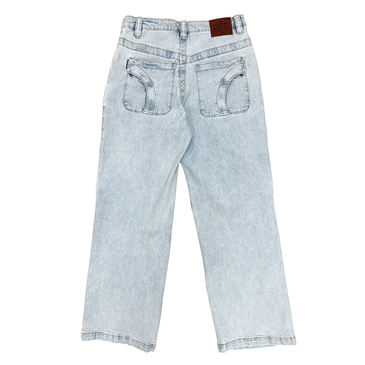 Baggy Round Pocket Denim Jeans