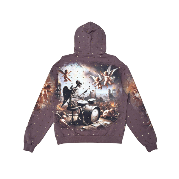 Drummer full-zip hoodie by Stray - 2 | Vie+Riche