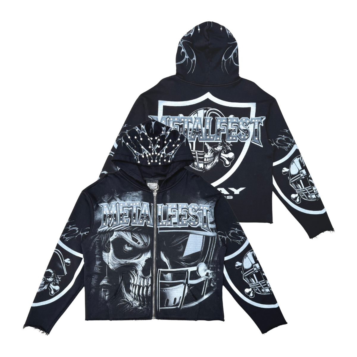 Metalfest zipper hoodie