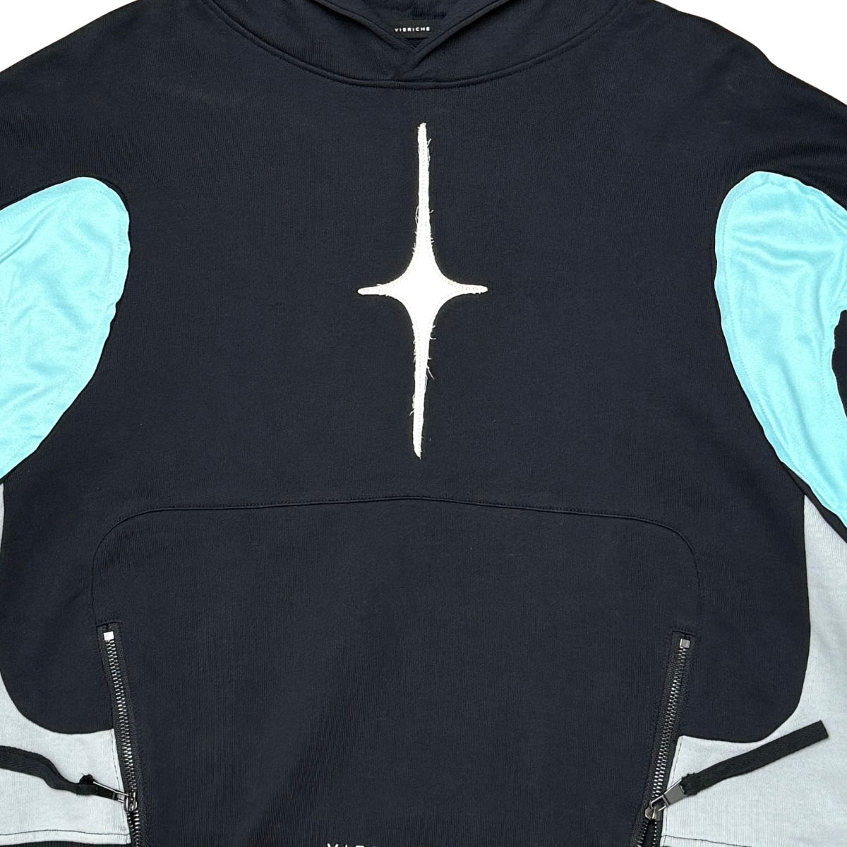 Neopanel Cropped Hoodie By Vie+Riche3| Vie+Riche