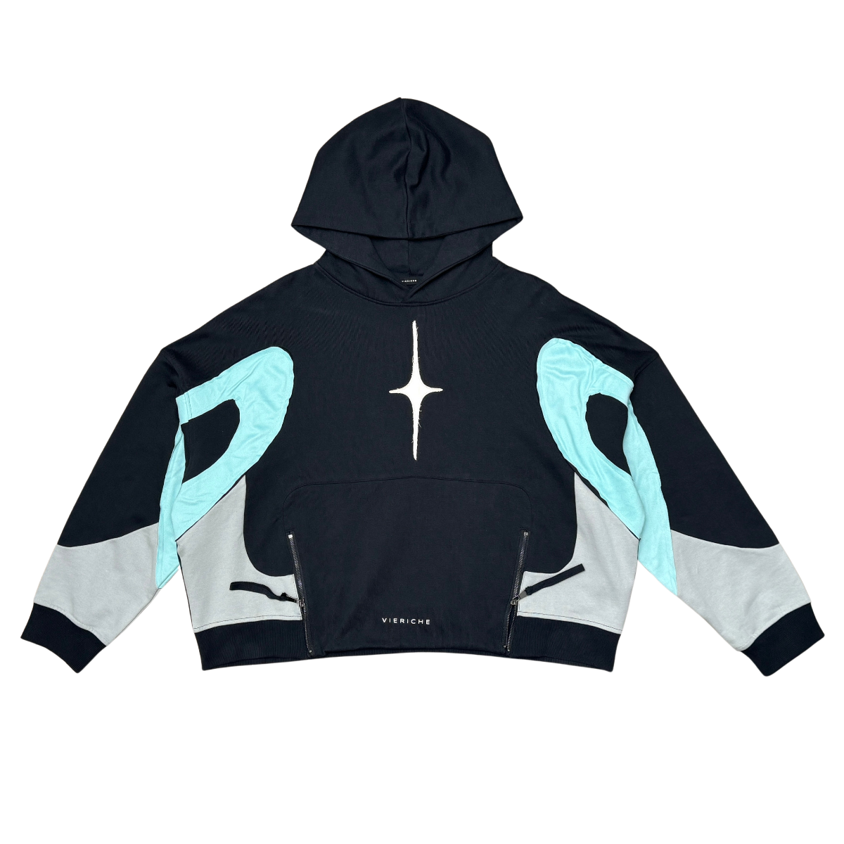 Neopanel Cropped Hoodie By Vie+Riche1| Vie+Riche