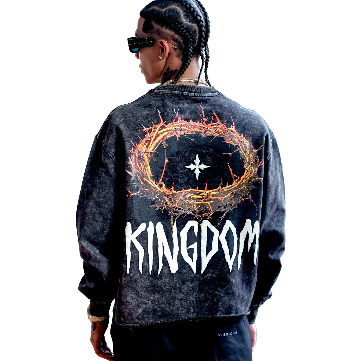 Kingdom Crewneck Black by Vie+Riche
 - 2