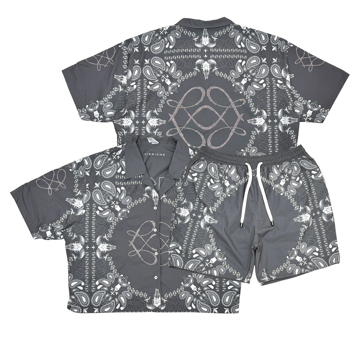 Reversible paisley set Taupe by Vie+Riche
- 1