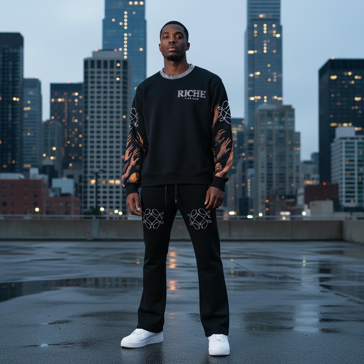 Urban legend stone crew Black by Vie+Riche
- 6