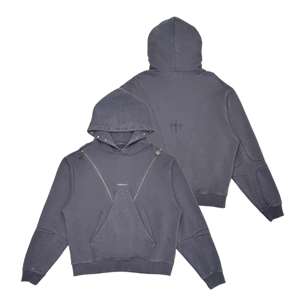 Garment-dyed, heavyweight cotton fleece hoodie | Unknown 1