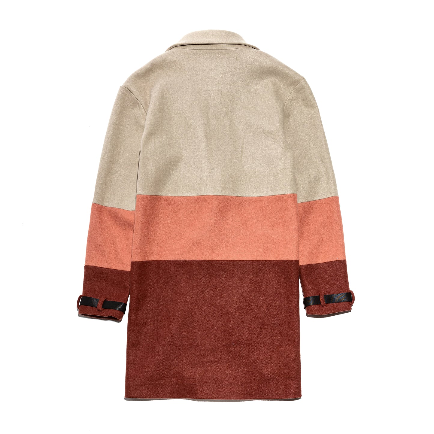 Removable fur 3 tone overcoat