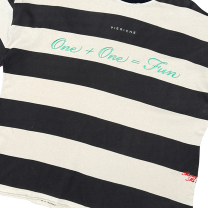 Striped future tee