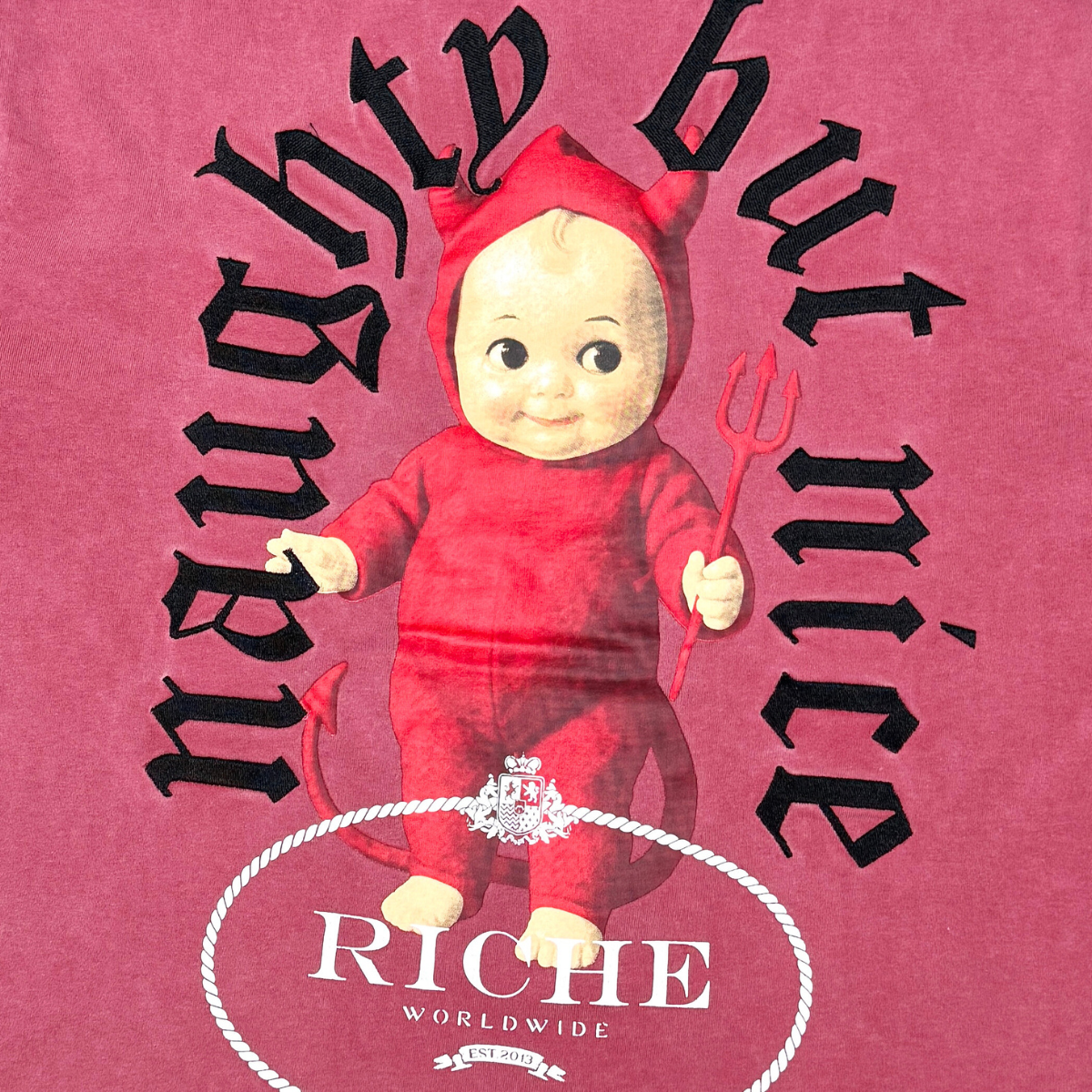 Naughty but nice tee