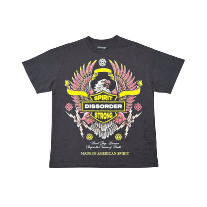 American Spirirt Tee Charcoal by Dissorder - 1