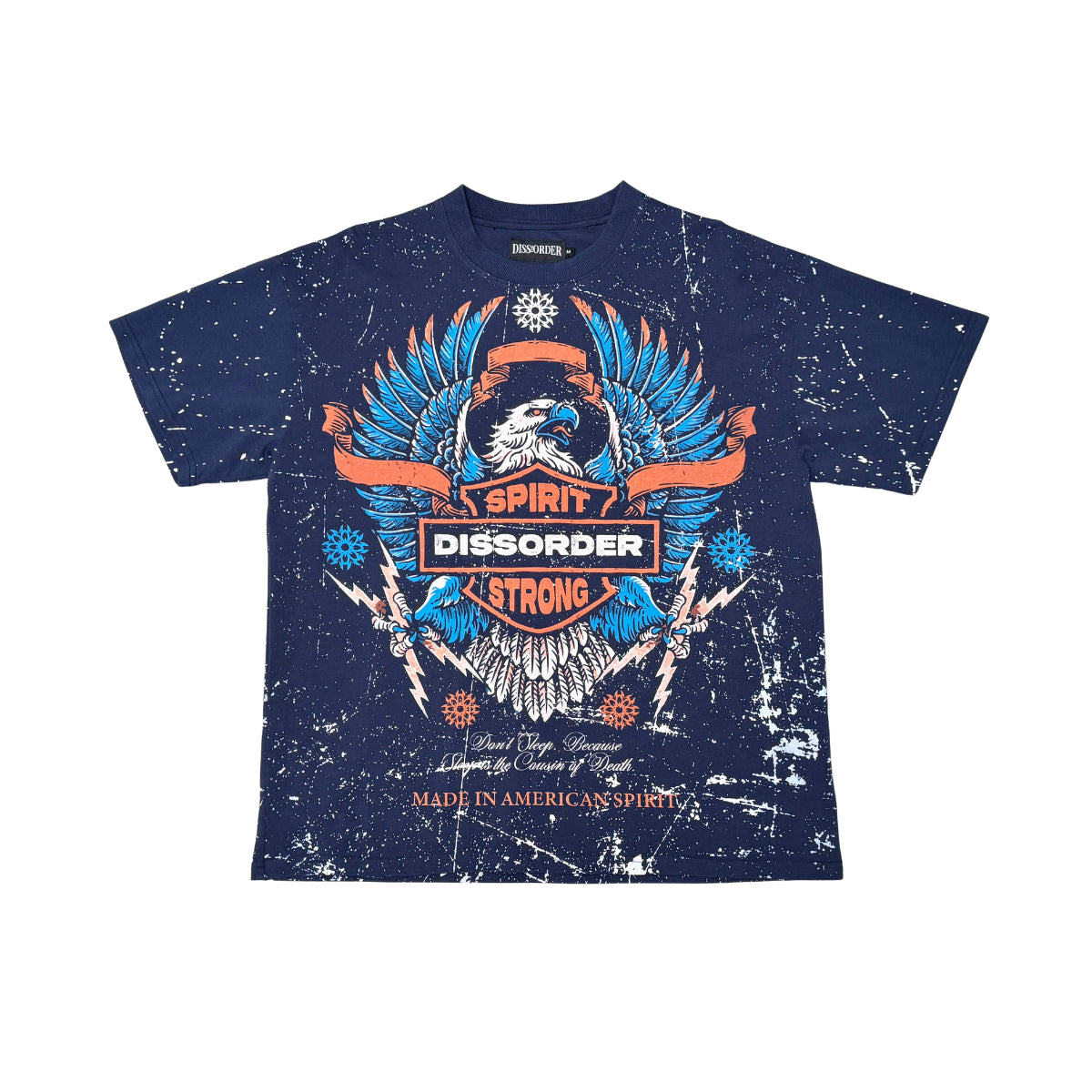 American Spirirt Tee Navy by Dissorder - 3