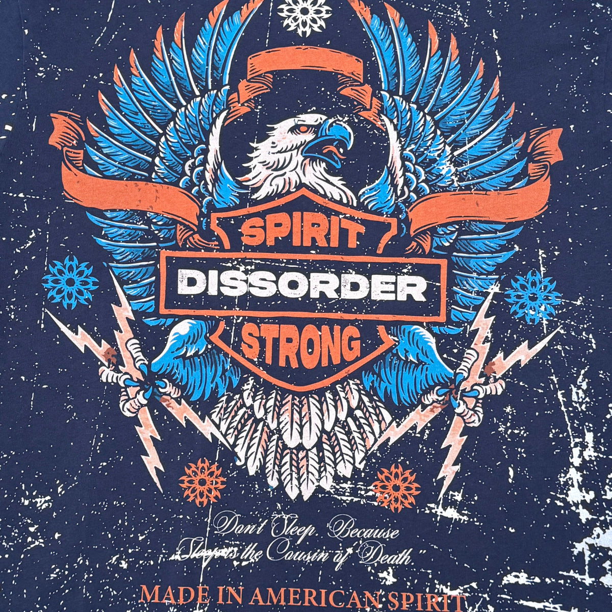 American Spirirt Tee Navy by Dissorder - 2