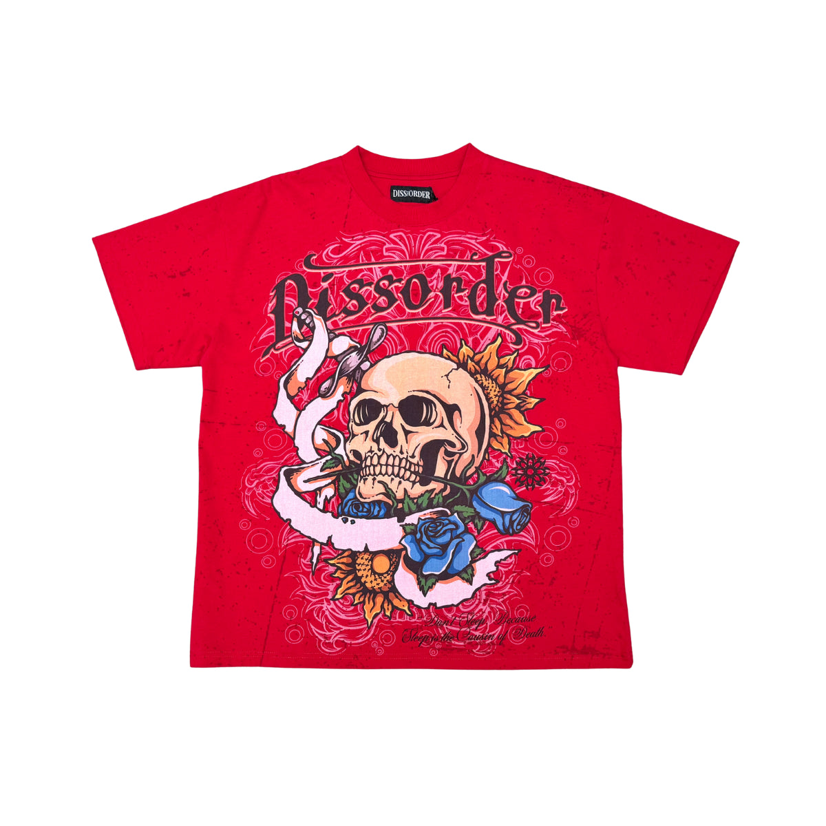 Don't Sleep Tee Red by Dissorder - 1