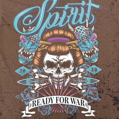 Ready For War Tee Brown by Dissorder - 3