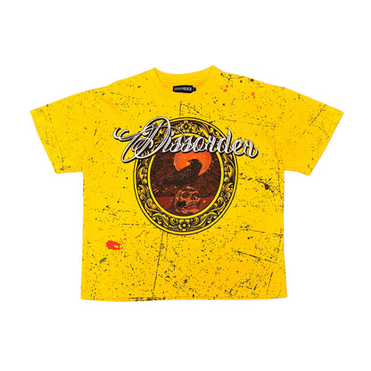 Crow Tee Yellow by Dissorder - 1