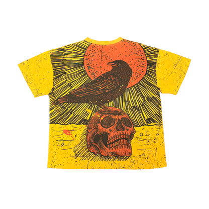 Crow Tee Yellow by Dissorder - 2