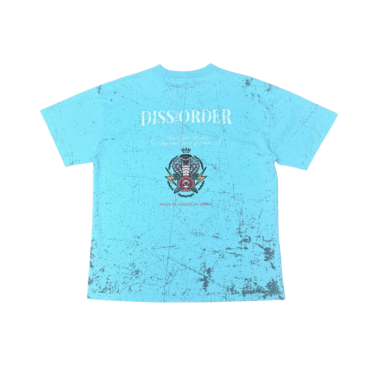 Beware Tee Light Blue by Dissorder - 2
