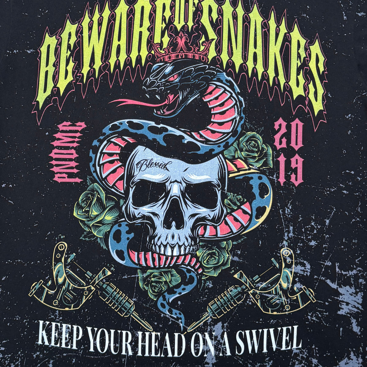 Beware Tee Black by Dissorder - 2