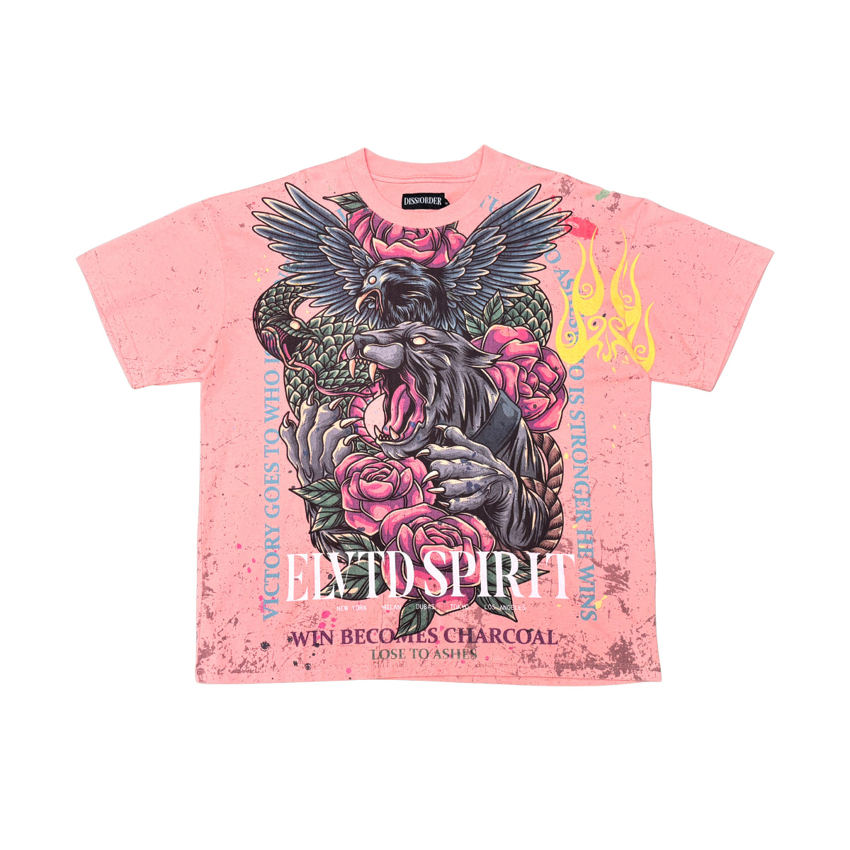 Elevated Spirit Tee Pink by Dissorder - 1