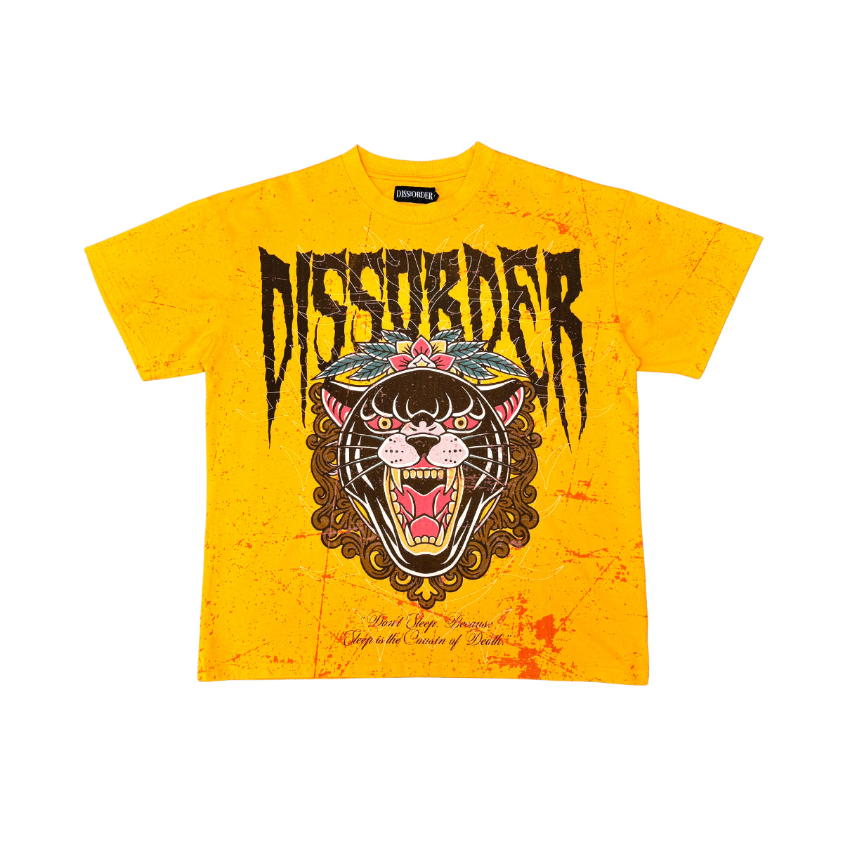 Cousin Of Death Tee Yellow by Dissorder - 1