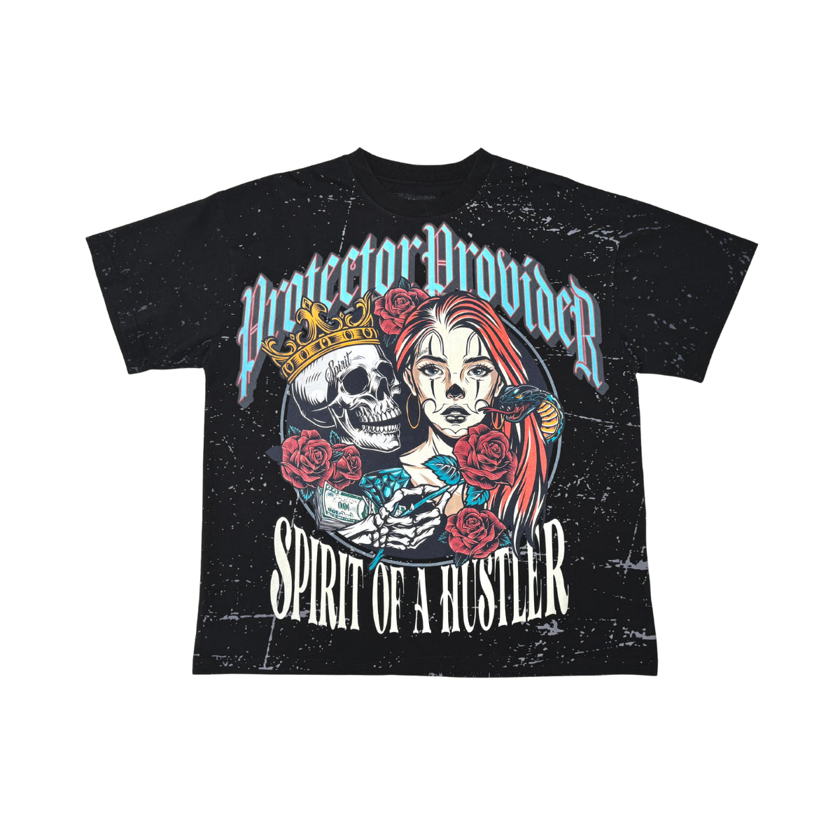 Hustler Spirit Tee Black by Dissorder - 1