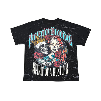 Hustler Spirit Tee Black by Dissorder - 1