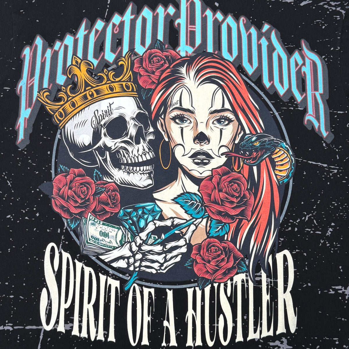 Hustler Spirit Tee Black by Dissorder - 3