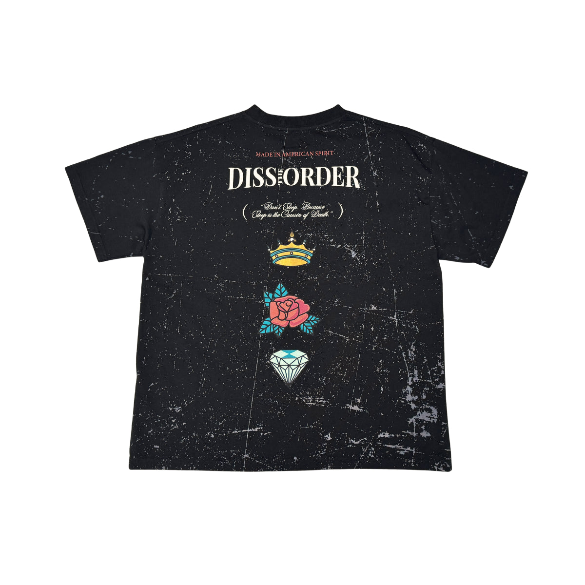 Hustler Spirit Tee Black by Dissorder - 2