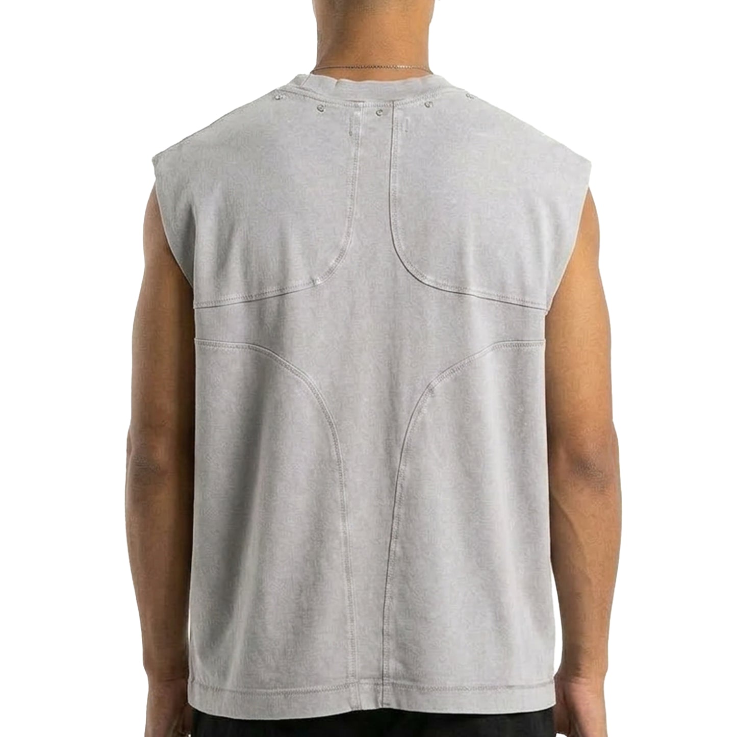 Printed wings sleeveless tee by Unknown - 7 | Vie+Riche