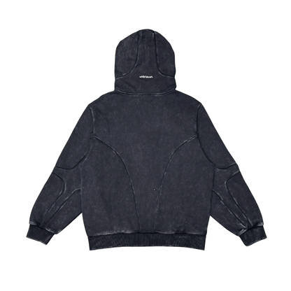 Unknown Winged Rivet Zip Hoodie