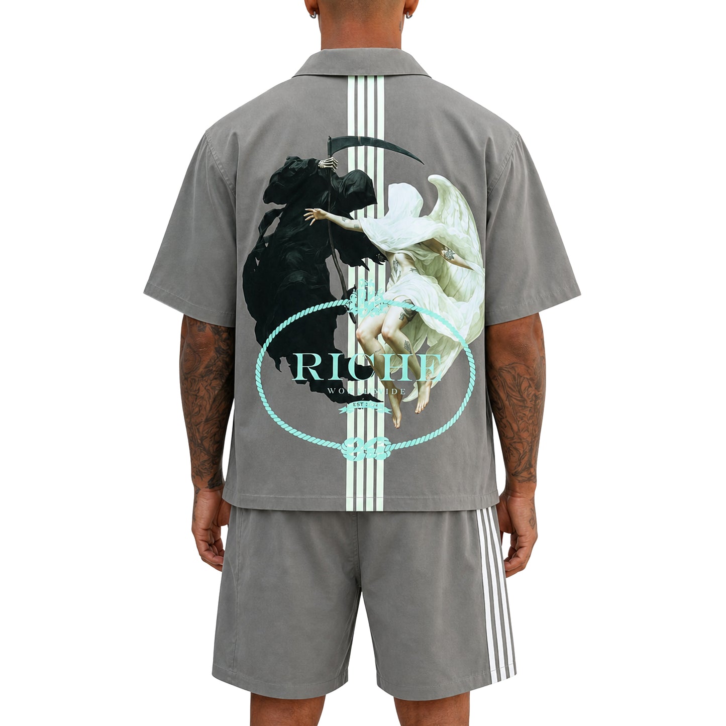 Goated shirt short set
