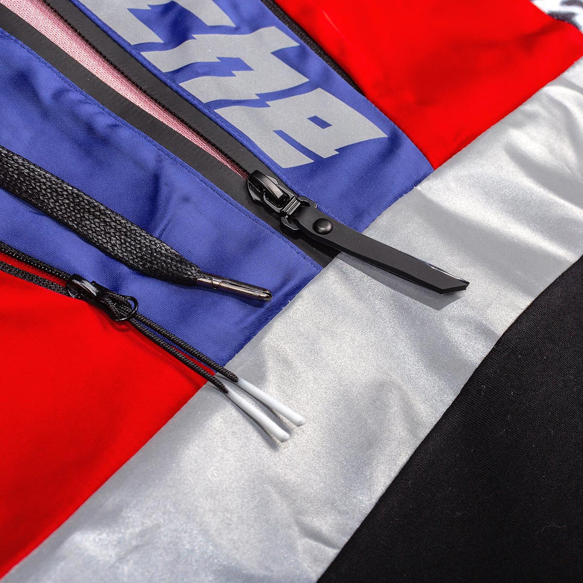 Mixed media pullover