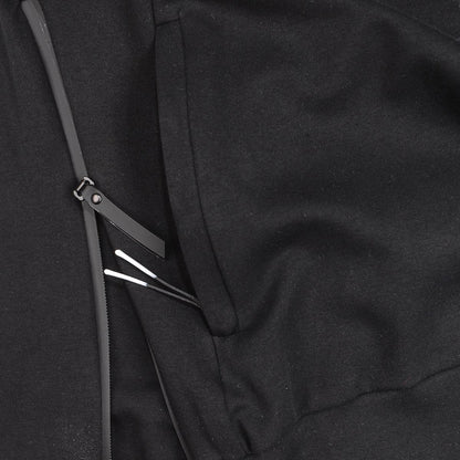 Mixed media pullover